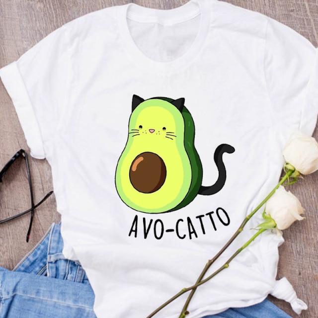 Cute Cat T Shirt Mens Avocado T Shirt Mens Cat T Shirt Cat 