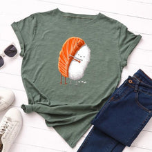 Load image into Gallery viewer, Sushi Hug Tee in Multiple Colors
