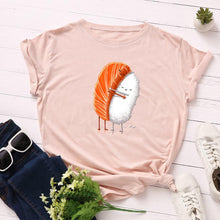 Load image into Gallery viewer, Sushi Hug Tee in Multiple Colors
