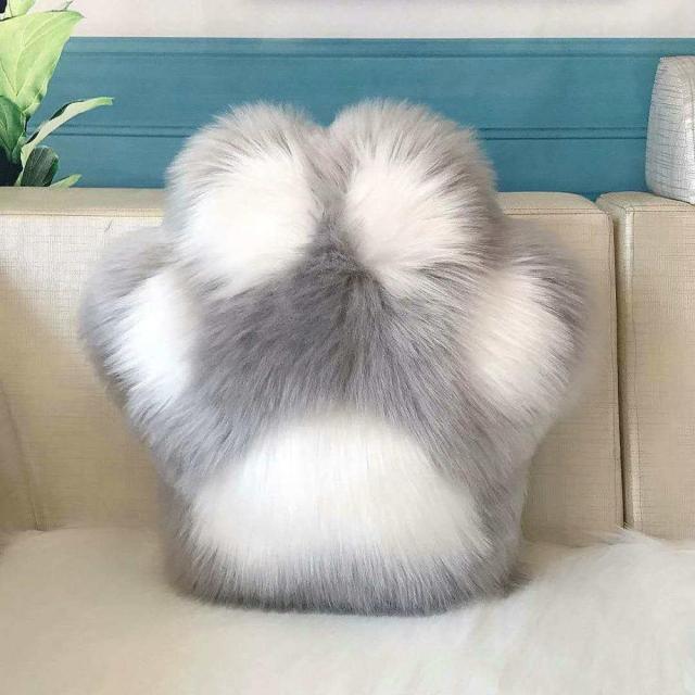 Cat Paw Plush Cushion