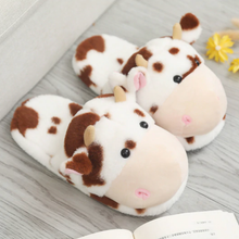 Load image into Gallery viewer, Brown Cow Slippers
