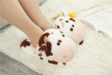 Load image into Gallery viewer, Brown Cow Slippers
