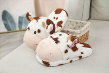 Load image into Gallery viewer, Brown Cow Slippers
